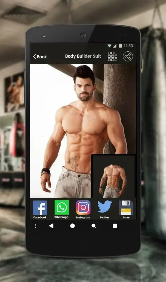 Play Body Builder photo suit |  photo editor